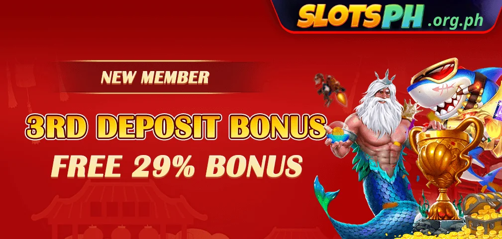 3rd deposit bonus free 29% bonus